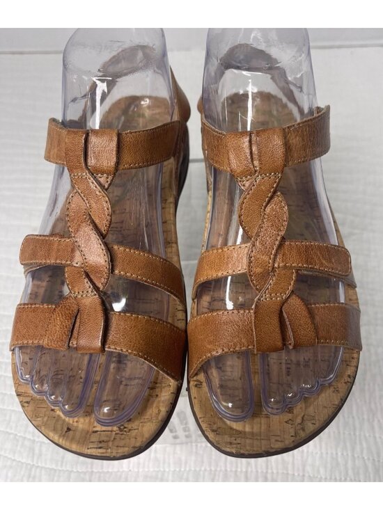 Abeo Shoes - NEW Abeo B.I.O.System Bea-Braid Womens Tan Leather Sandals SZ 6M Comfort
